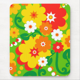 Funny Flower Power Tapet Musmatta