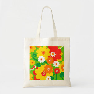 Funny Flower Power Tapet Tygkasse