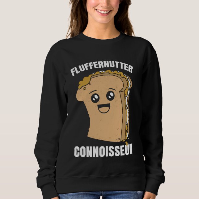 Funny Fluffernutter Connoisseur peanut Butter Mars T Shirt (Framsida)