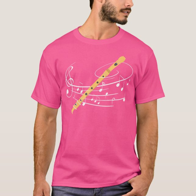 Funny Flute Shirt Flute Gift T (Framsida)