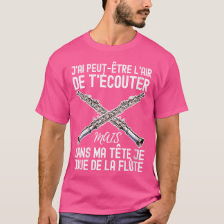 Funny Flute Shirt Flutist Orchestra Boys Girls Man T