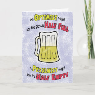 Funny Födelsedagskort: Beer Philosophy Kort