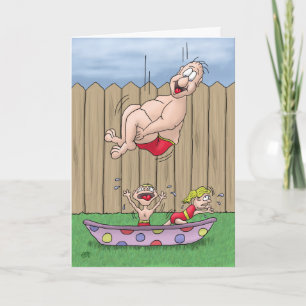 Funny Födelsedagskort: Big Stänk Kort