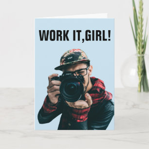 FUNNY FÖDELSEDAGSKORT FOR HER, PAPARAZZI KORT