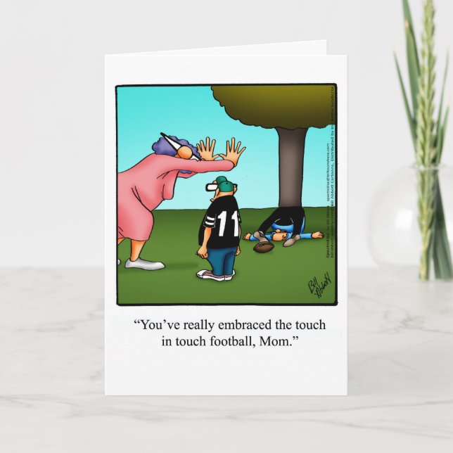 Funny födelsedagskort för Mamma Kort (Framsida)