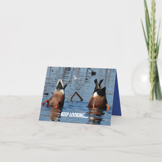 Funny födelsedagskort kort (Framsida)