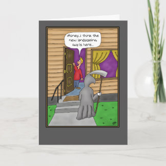 Funny Födelsedagskort: Nya landskapet Kort