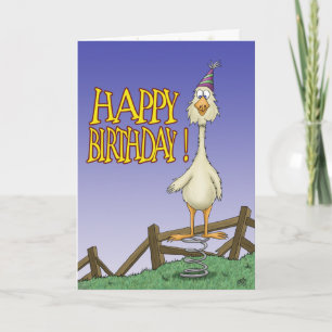 Funny Födelsedagskort: Vår Chicken 2 Kort