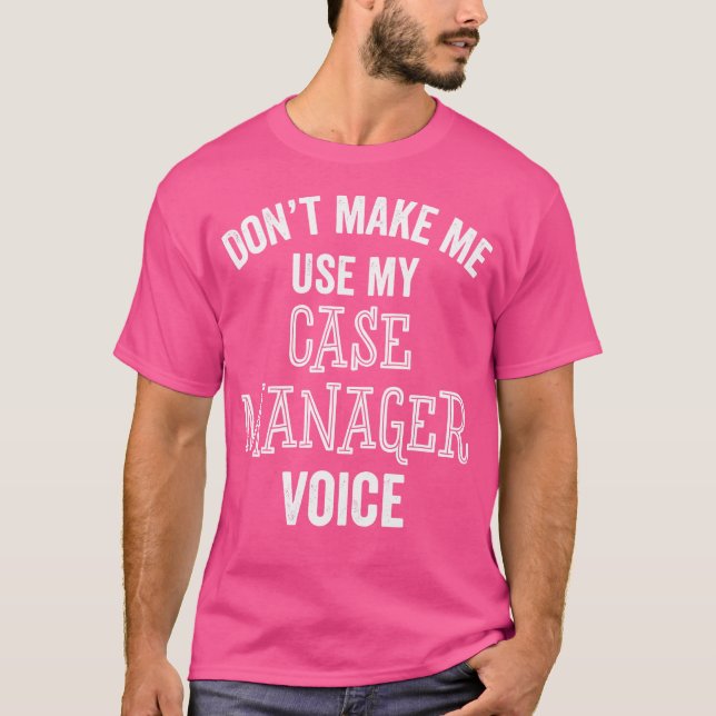Funny Fodral Manager Healthcare Nurse Doktor Care  T Shirt (Framsida)