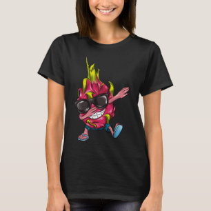 Funny Food Dabbing Dragon Fruit Bubble tea Cruise T Shirt