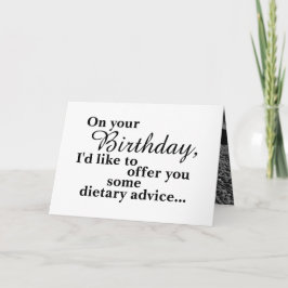 Funny Food Donut Doughnut Grattis på födelsedagen Kort