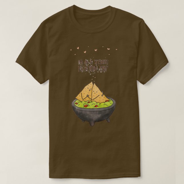Funny Food Kärlek Puns Im i ett seriöst RelationCh T Shirt (Design framsida)