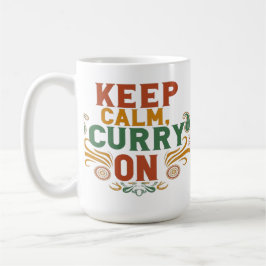 Funny Food Mugg - Behålla Lugn & Spont on