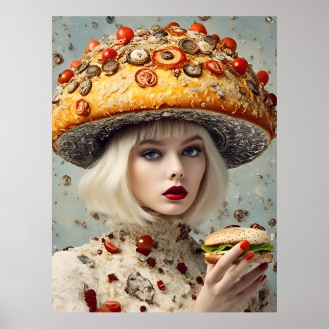 Funny Food Person Poster (Framsidan)