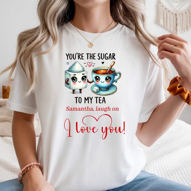 Funny Food Personalized Cute Valentine Gift T Shirt (Personalized Funny Food Valentine Women T-Shirt)