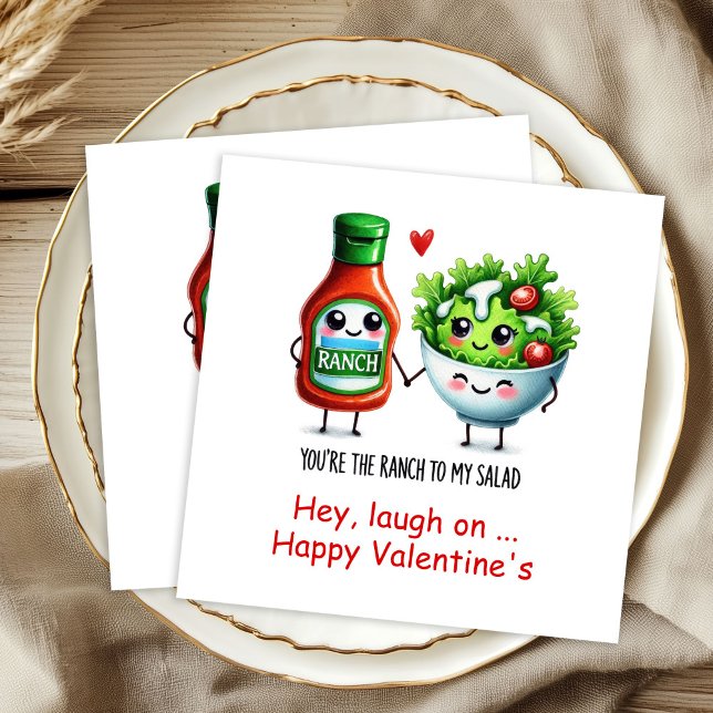 Funny Food Personalized Romantic Love Napkins Pappersservett (Funny Food Personalized Romantic Love Napkins

)