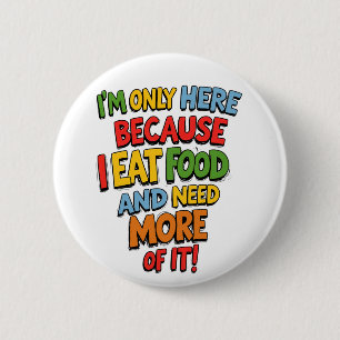 Funny Foodie Gift, Supermarket shopping, humor Knapp