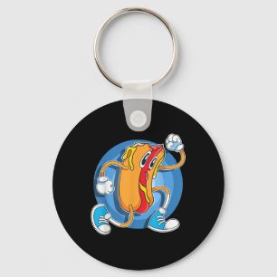 Funny Foodie Hett Hund älskare Fast Food Franks Sa Nyckelring