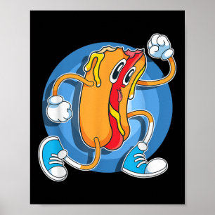 Funny Foodie Hett Hund älskare Fast Food Franks Sa Poster