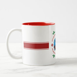 Funny Football 67 Drip Art Christmas Holiday Meme Två-Tonad Mugg