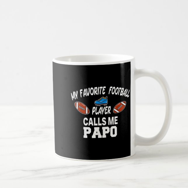 Funny Football Dad Pride Pa Fan Srts Family  Kaffemugg (Höger)