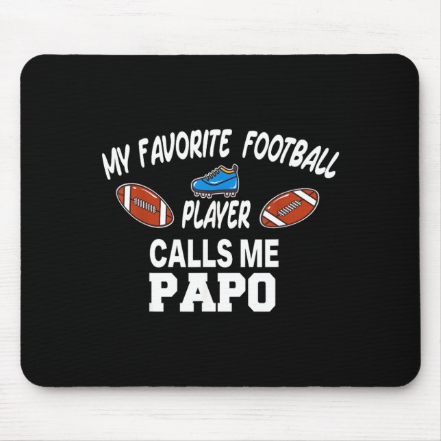Funny Football Dad Pride Pa Fan Srts Family  Musmatta (Framsidan)