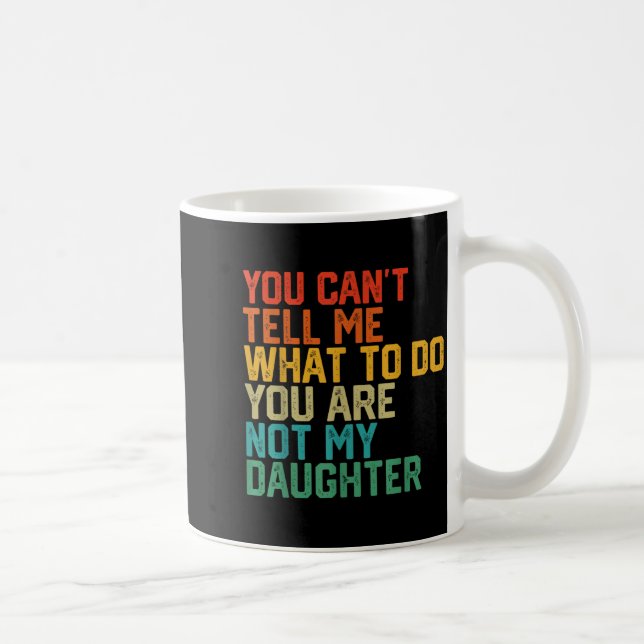 Funny For Father Dad From Daughter Father's Day Da Kaffemugg (Höger)