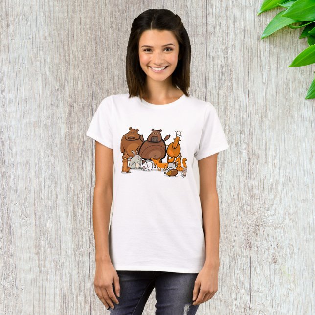 Funny Forest Animals T Shirt (Skapare uppladdad)
