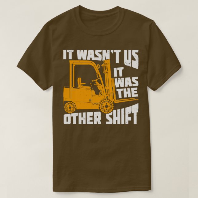 Funny Forklift Operator Gift T Shirt (Design framsida)