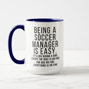 Funny fotbollshanterare Mugg
