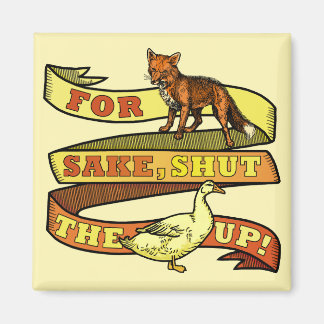 Funny Fox Anka Animal Pun Magnet