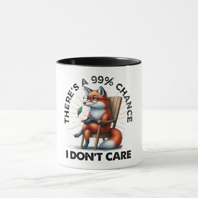 Funny Fox-citat Mugg (Center)