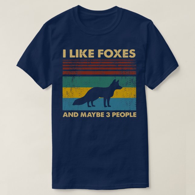 Funny Fox Design For Fox Lovers Men Women Kids T Shirt (Design framsida)