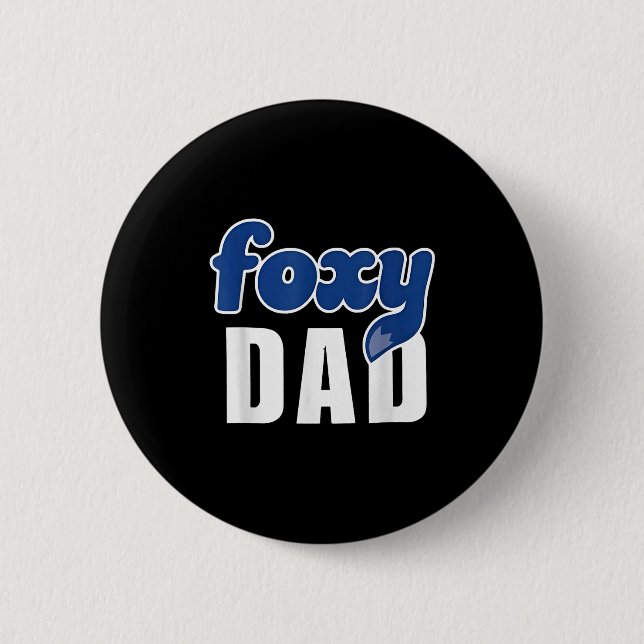 Funny Foxy Dad  Knapp (Framsida)