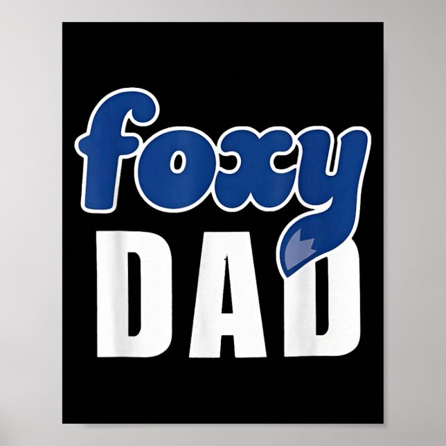Funny Foxy Dad  Poster (Framsidan)