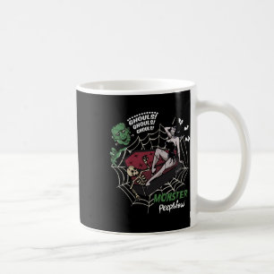 Funny Frankenstein Monster Älskare Monster Bunnies Kaffemugg