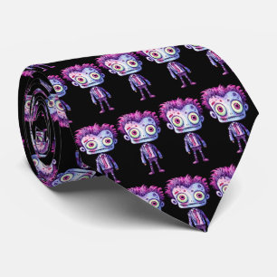 Funny Frankenstein Monster Halloween Roligt Mönste Slips