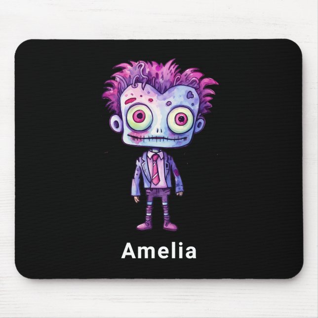 Funny Frankenstein Monster Halloween Roligt Musmatta (Framsidan)