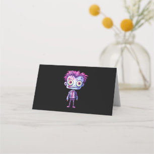 Funny Frankenstein Monster Halloween Roligt Placeringskort