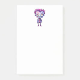 Funny Frankenstein Monster Halloween Roligt Post-it Block