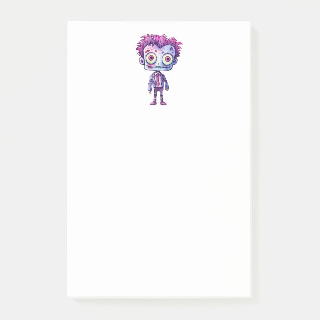 Funny Frankenstein Monster Halloween Roligt Post-it Block (Framsida)