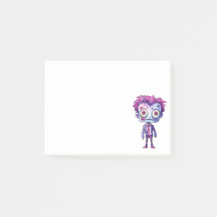 Funny Frankenstein Monster Halloween Roligt Post-it Block
