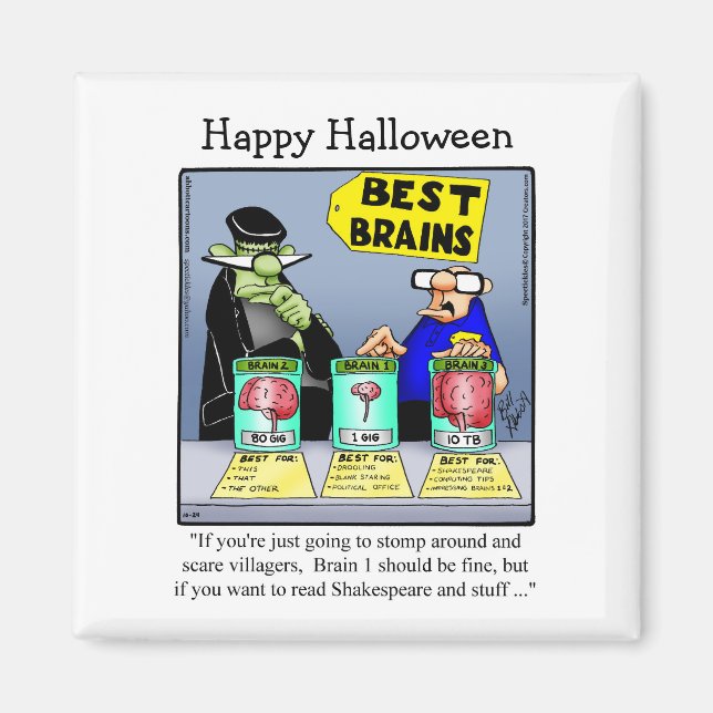 Funny Frankenstein Monster Humor Magnet (Framsidan)