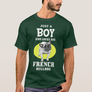 Funny Fransk Bulldog Älskare Gift Hund Frenchie 3 T Shirt