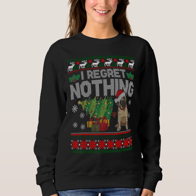Funny Fransk Bulldog Hund jul Pet Frenchie T Shirt (Framsida)