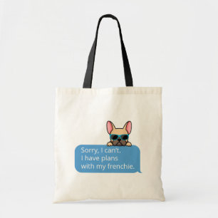 Funny Fransk Bulldog Tygkasse