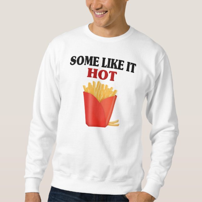 Funny Fransk Fries Sweatshirt (Framsida)