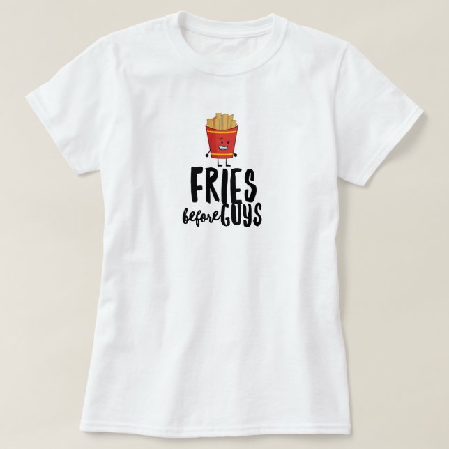 Funny Fransk Frues T-Shirt (Design framsida)