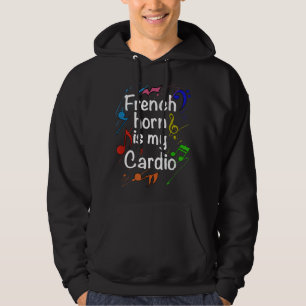 Funny Fransk Horn Musical Instrument Fransk Horn P Hoodie
