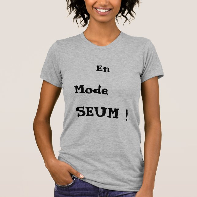 FUNNY FRANSK QUOTE T SHIRT (Framsida)